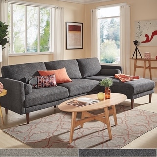 Oana Mid-Century Sectional Sofa with Chaise Lounge by iNSPIRE Q Modern