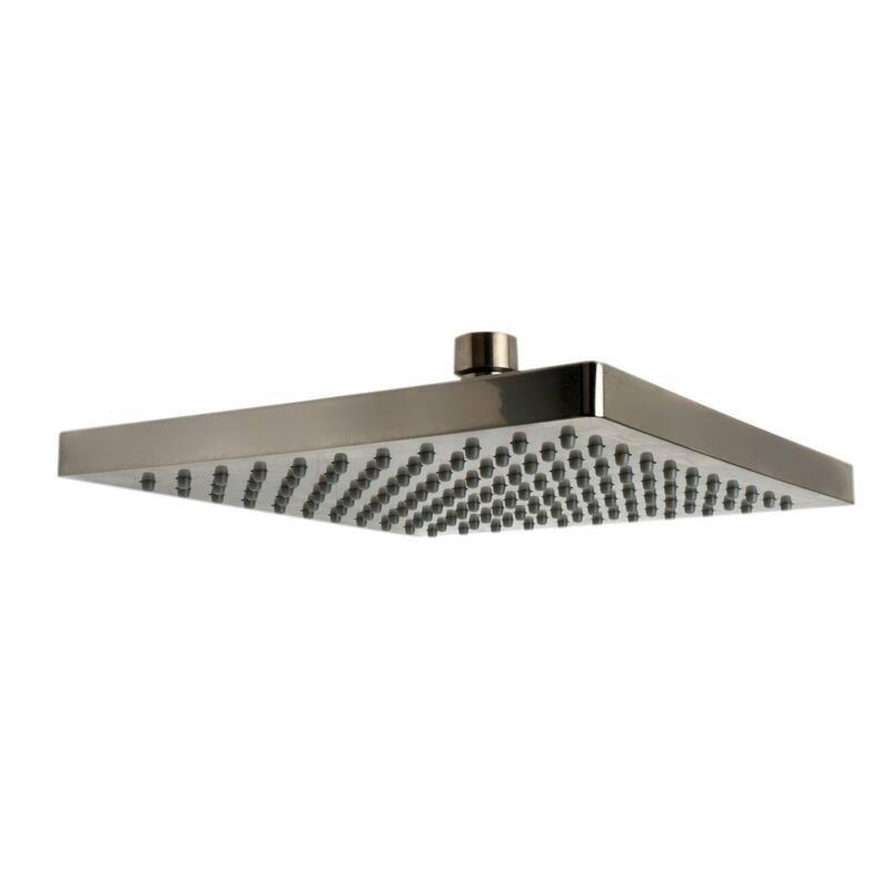ALFI brand Brushed Nickel 2 Way Thermostatic Square Shower Set