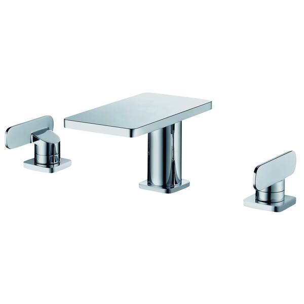 Alfi Brand Chrome 2 Handle 8 Inch Widespread Bathroom Faucet Widespread Bathroom Faucet