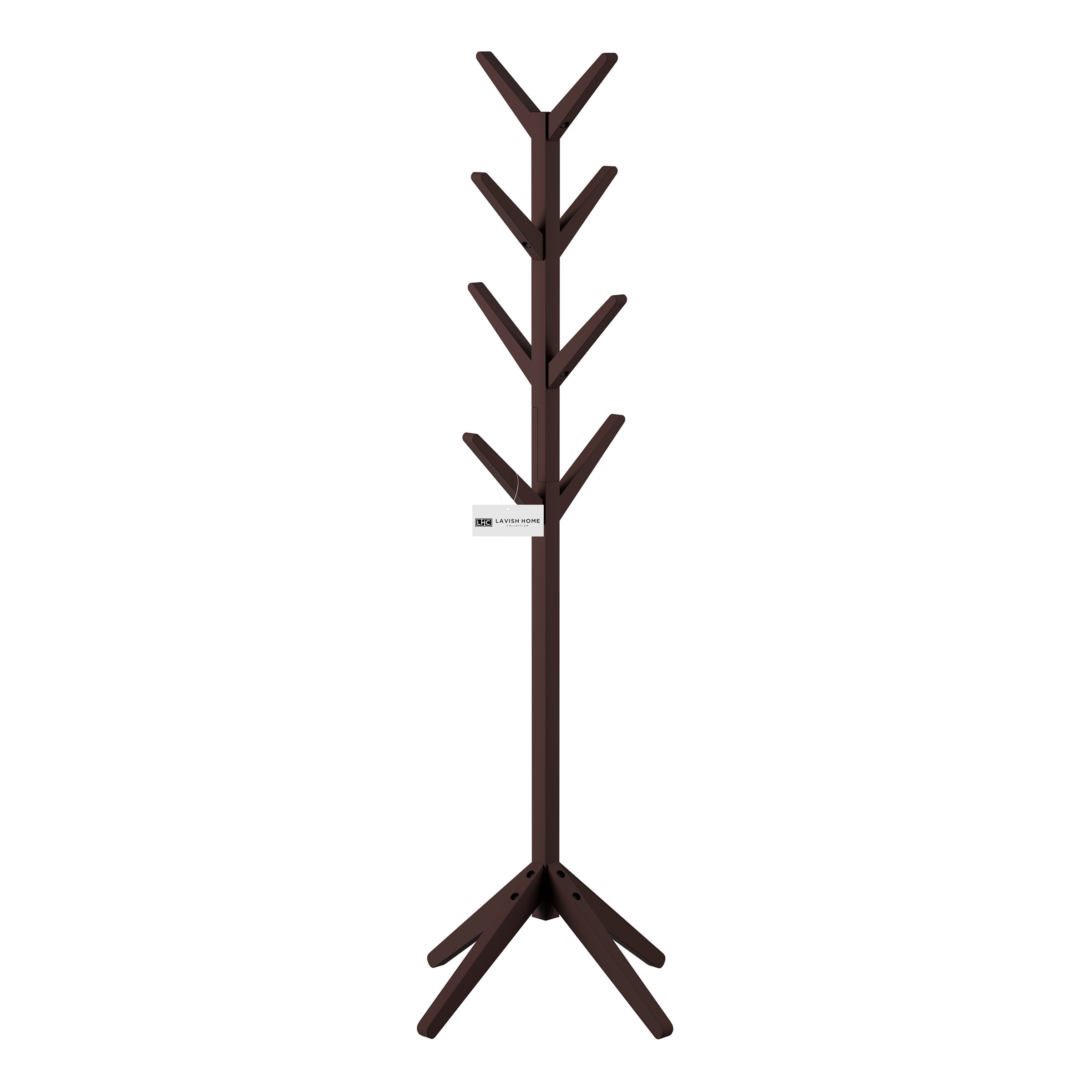 wooden clothes tree
