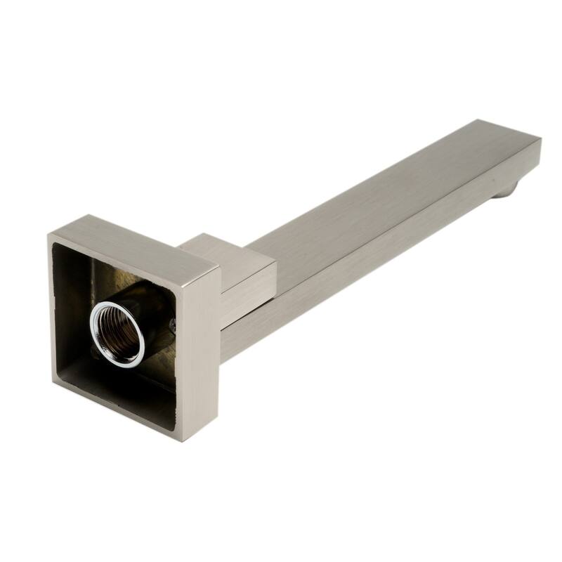 ALFI brand AB7701-BN Brushed Nickel Square Foldable Tub Spout - Silver