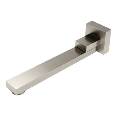 ALFI brand AB7701-BN Brushed Nickel Square Foldable Tub Spout - Silver