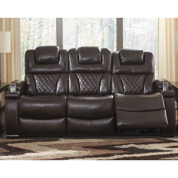 chocolate brown power recliner