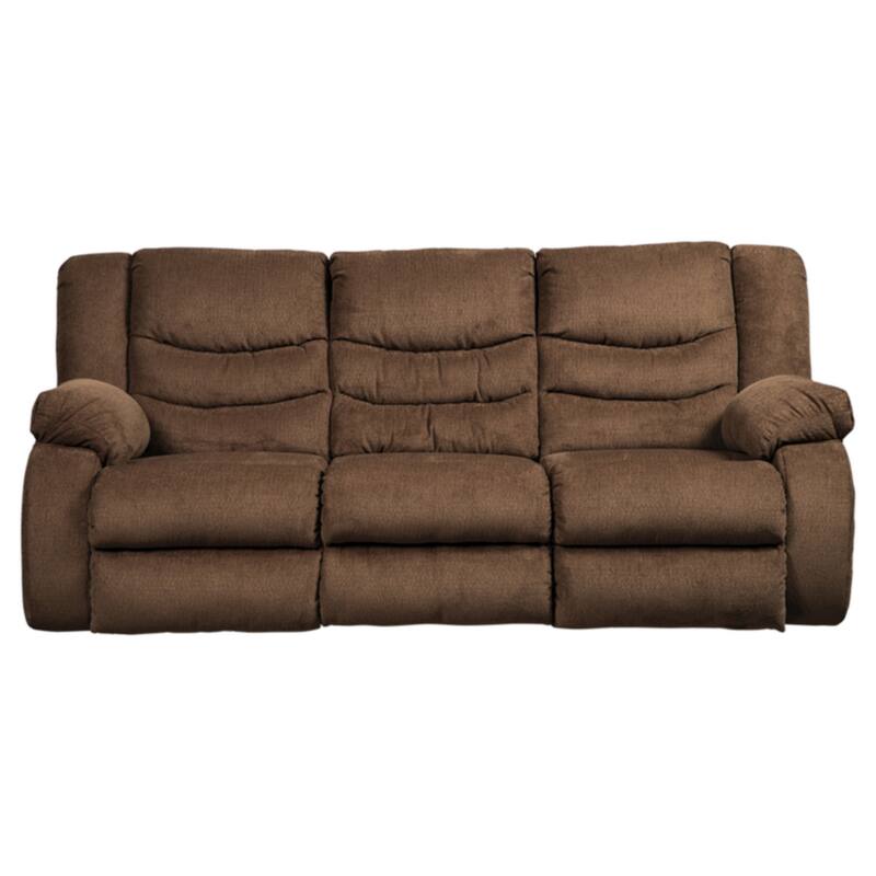 Tulen Contemporary Reclining Sofa Chocolate