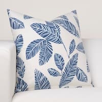 SoArtSi Beachy Blue Throw Pillow with Insert and Washable Zippered Cov