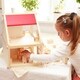 preview thumbnail 7 of 6, Dollhouse for Kids- Classic Pretend Play 2 Story Wood Playset with Furniture Accessories and Dolls by Hey! Play!