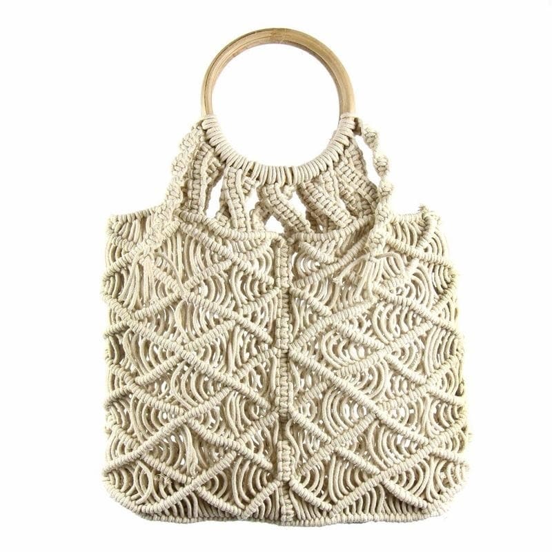 handmade macrame bag