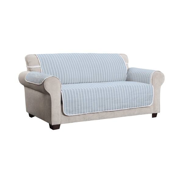 Shop Harper Striped Sofa Furniture Cover Slipcover On Sale