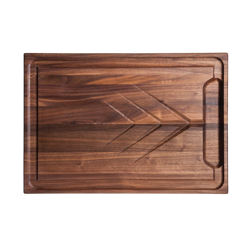 J.K. Adams 18-Inch by 13-Inch Oval Walnut Carver