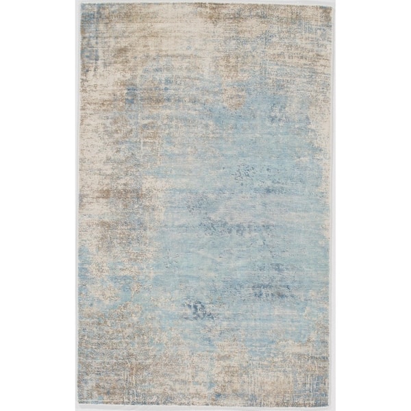 Pasargad Dc Handmade Modern Wool And Bamboo Silk Area Rug 5 Modern Wool And Bamboo Silk Area Rug