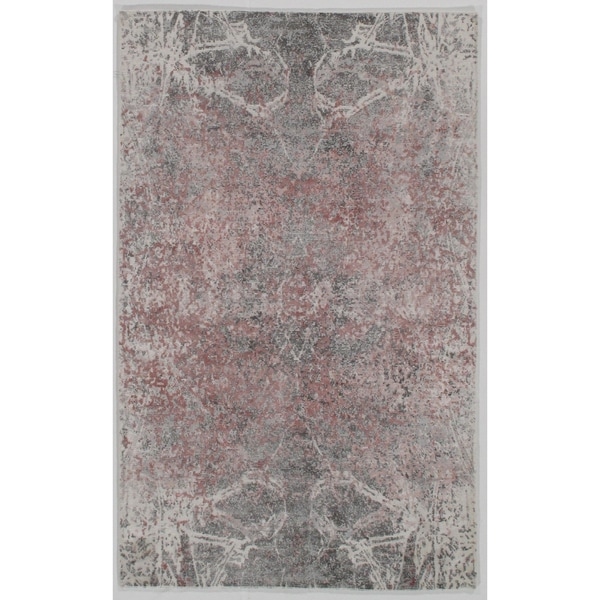 Pasargad Dc Modern Wool And Bamboo Silk Handmade Area Rug 5 X 8