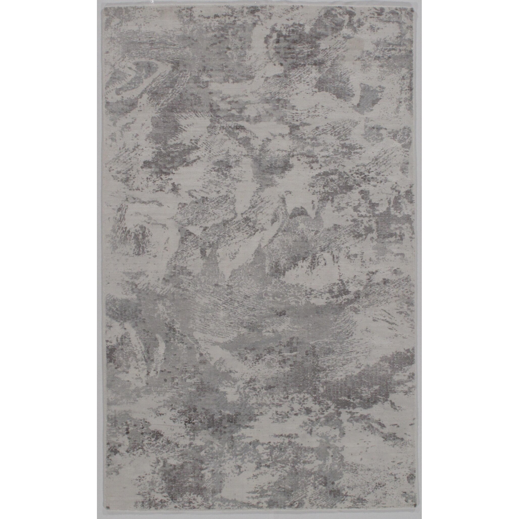 Pasargad Dc Modern Handmade Wool Bamboo Silk Area Rug 5 X Pasargad Dc Modern Handmade Wool
