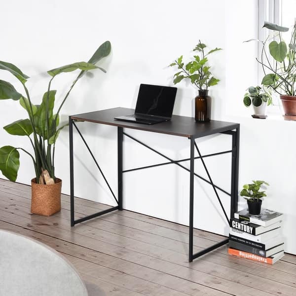 Shop Carbon Loft Searz Folding Computer Desk Modern Simple