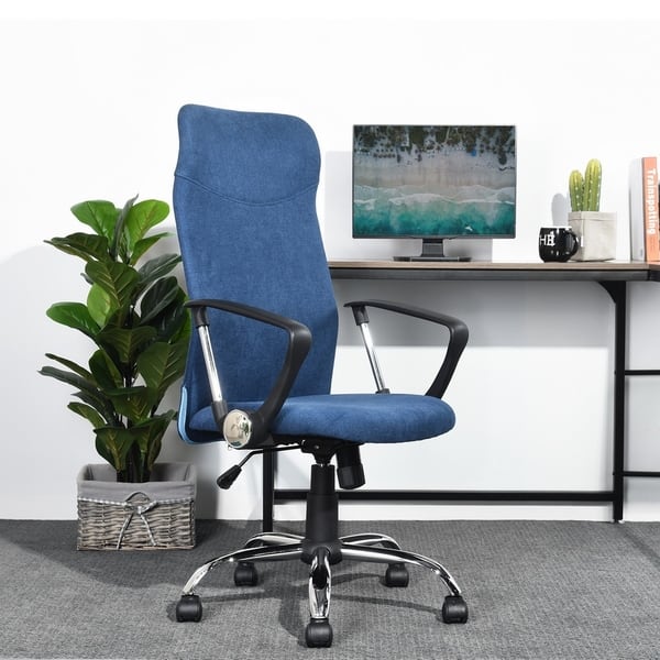 Shop Furniture R Home Office Desk Chair With Tilt Mechanism Fabric