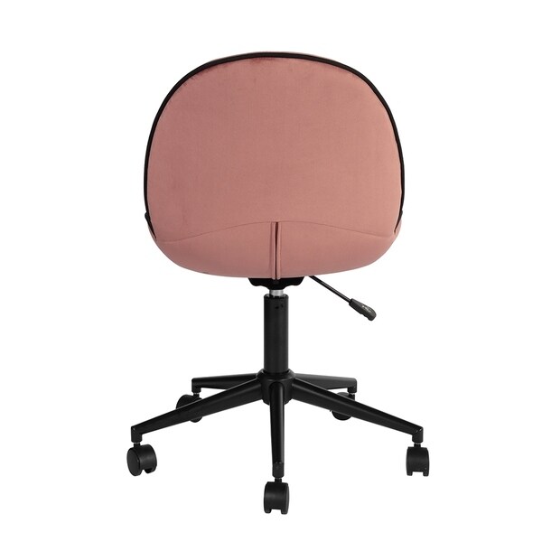 FurnitureR Mid-Back Swivel Work Office Desk Task Chair Adjustable Computer Chair