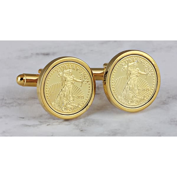 Shop St Gaudens Design Replica American Eagle Coin Goldtone