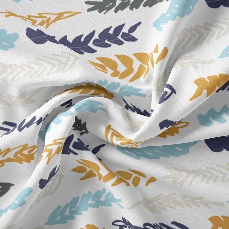 Simply Soft Feathers Pattern 3 Piece Duvet Cover Set