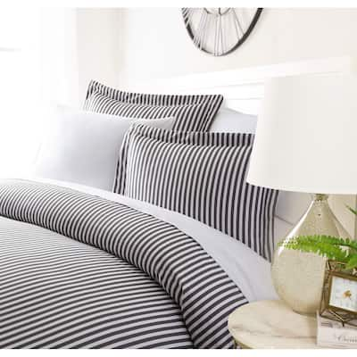 Luxury Striped Night 3 Piece Duvet Cover Set by Simply Soft