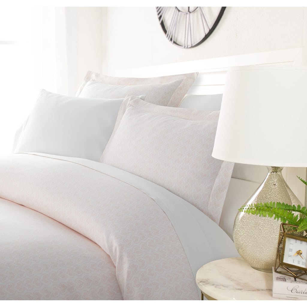 Luxury Delicate Damask 3 Piece Duvet Cover Set by Simply Soft