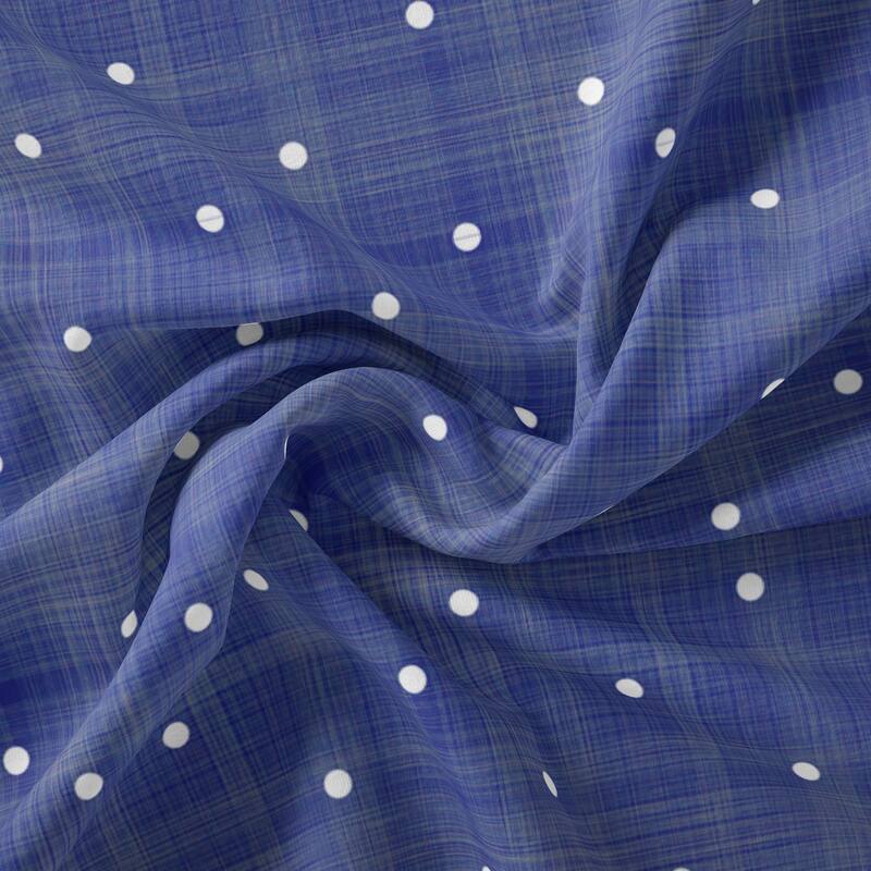 Luxury Rustic Polka 3 Piece Duvet Cover Set