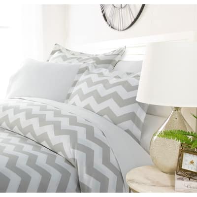 Grey Chevron All Season Duvet Covers Sets Find Great Bedding