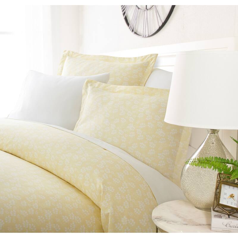 Luxury Meadow 3 Piece Duvet Cover Set by Simply Soft - Ivory - Twin