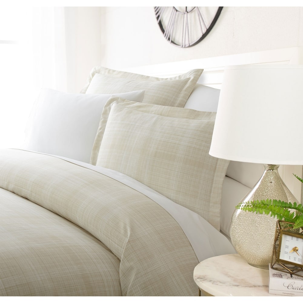 Luxury Crosshatch 3-Piece Duvet Cover Set by Simply Soft