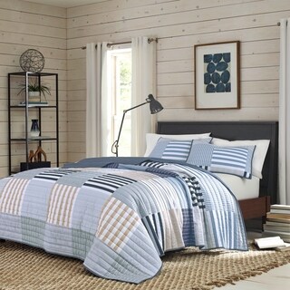 Reversible Rug Izod IZOD Evan Reversible 3-piece Quilt Set - Bed Bath & Beyond - 28095877