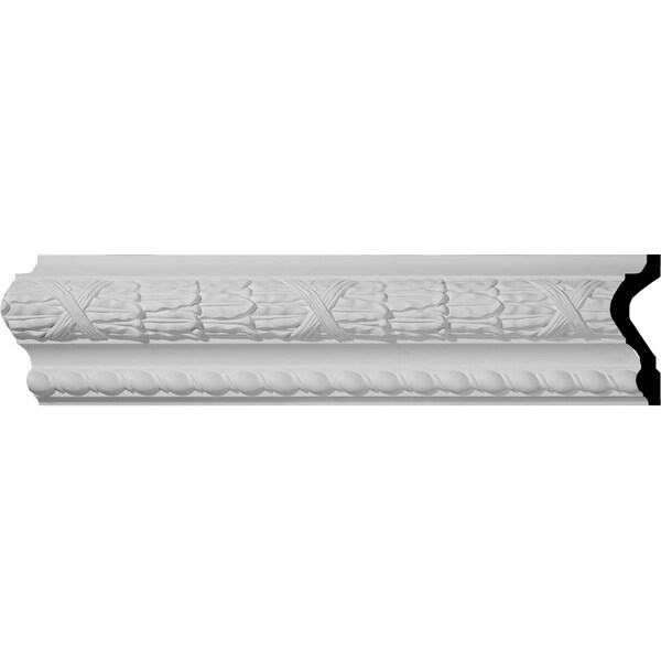 5"H x 1 5/8"P x 94 1/2"L Dublin Leaves Chair Rail