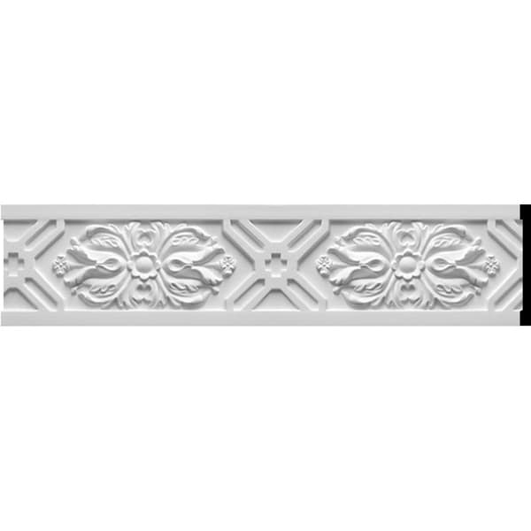 5"H x 5/8"P x 94 1/2"L Wakefield Leaf Chair Rail