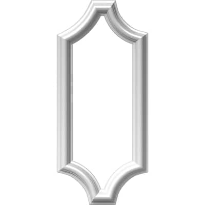 8"W x 20"H x 1/2"P Ashford Molded Scalloped Wainscot Wall Panel