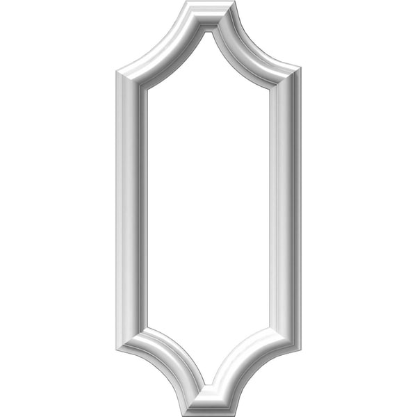 8"W x 20"H x 1/2"P Ashford Molded Scalloped Wainscot Wall Panel