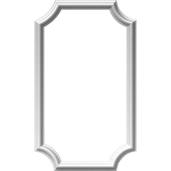 16"W x 28"H x 1/2"P Ashford Molded Scalloped Wainscot Wall Panel