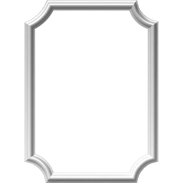 slide 1 of 2, 20"W x 28"H x 1/2"P Ashford Molded Scalloped Wainscot Wall Panel