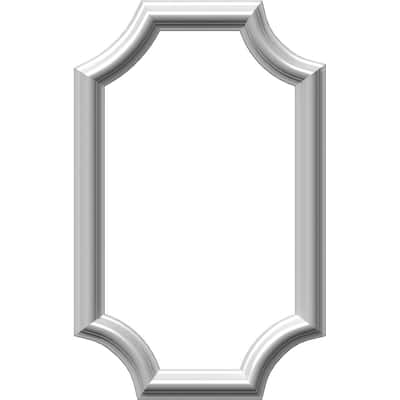 12"W x 20"H x 1/2"P Ashford Molded Scalloped Wainscot Wall Panel