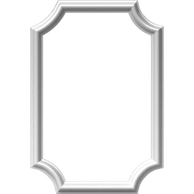 16"W x 24"H x 1/2"P Ashford Molded Scalloped Wainscot Wall Panel