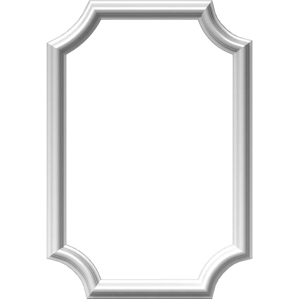 16"W x 24"H x 1/2"P Ashford Molded Scalloped Wainscot Wall Panel