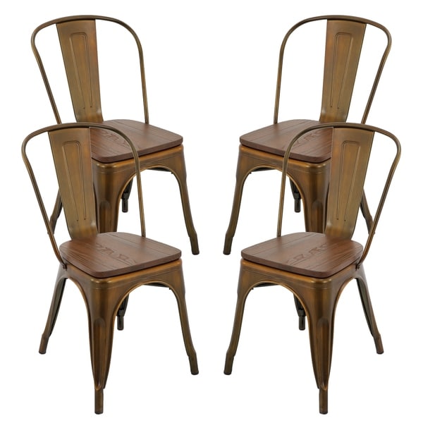 overstock metal dining chairs