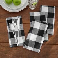 The Gray Barn Emily Gulch Buffalo Check Napkins, (Set of 4)