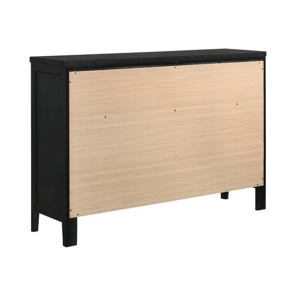 Shop Copper Grove Longjumeau Black 6 Drawer Dresser On Sale
