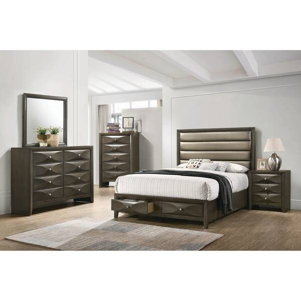 Shop Porch Den Dauer Grey 8 Drawer Dresser On Sale Free