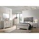 preview thumbnail 1 of 6, Silver Orchid Baker Metallic Sterling 4-piece Bedroom Set Queen