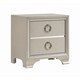preview thumbnail 4 of 6, Silver Orchid Baker Metallic Sterling 4-piece Bedroom Set