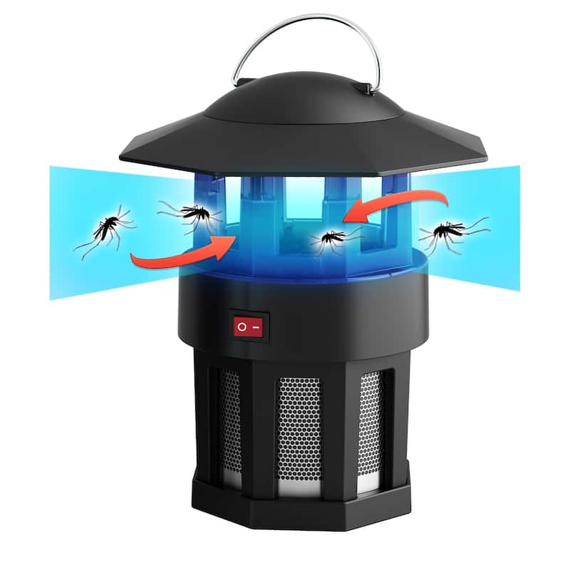 Bell and Howell Monster Trapper Ultimate Hanging Indoor Outdoor Bug Killer - Black