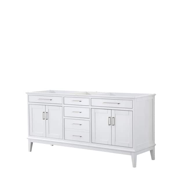 Shop Wyndham Collection Margate Wood 72 Inch Double Vanity Cabinet