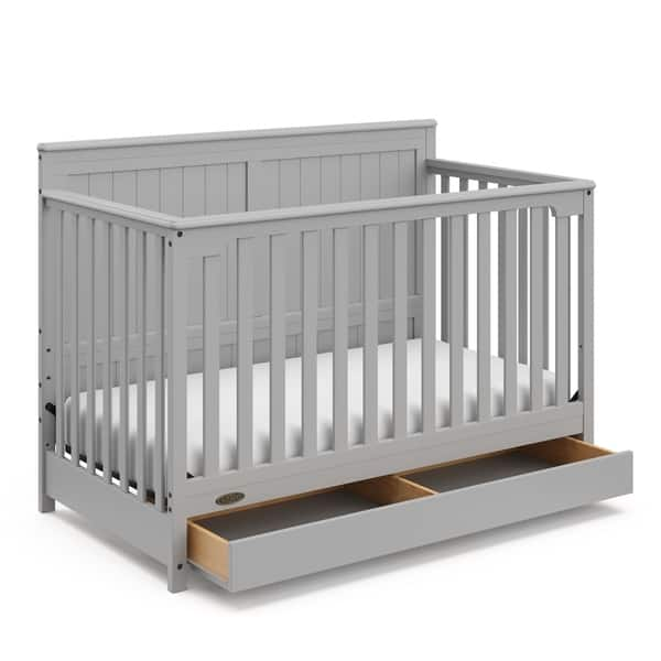 Shop Graco Hadley 4 In 1 Convertible Crib With Drawer White