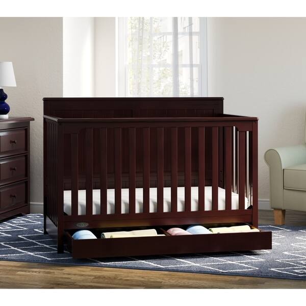 Shop Graco Hadley 4 In 1 Convertible Crib With Drawer White