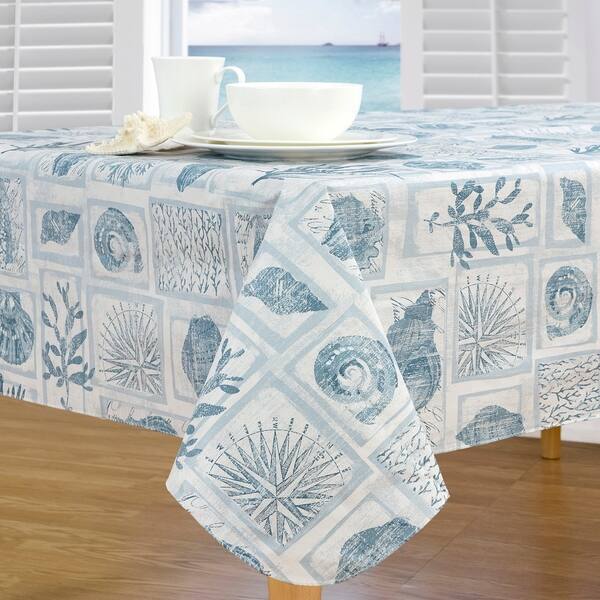 Shop Coral Core Stain Resistant Vinyl Tablecloth Overstock 28110454