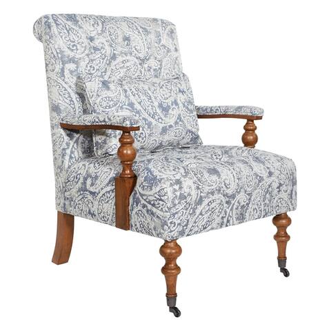 chair bassett inspired osp casters freemont room living paisley furnishings chairs