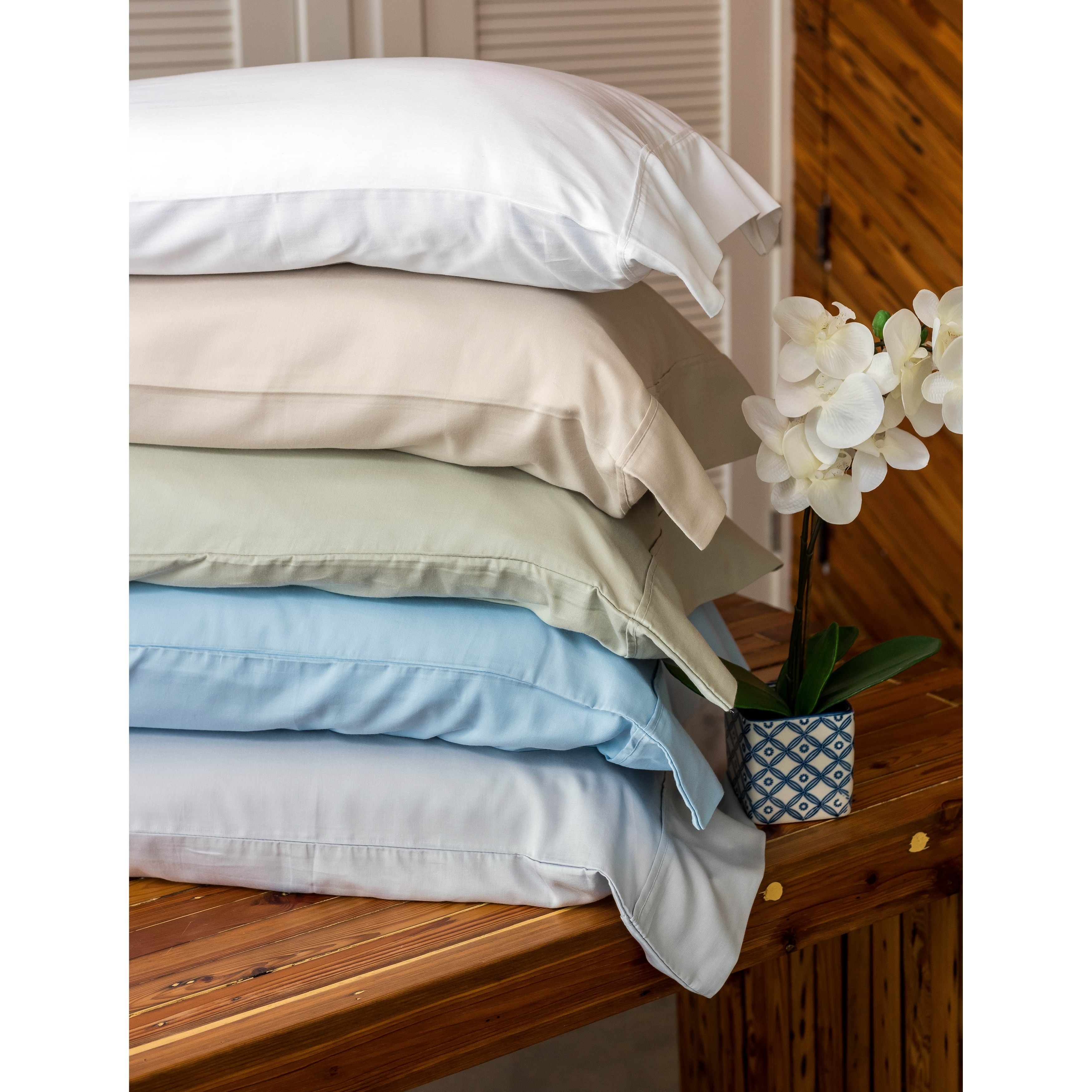 King Size Sheet Set Bedding 4 Piece 100/% Cotton Deep Pocket T500 Blue Floral